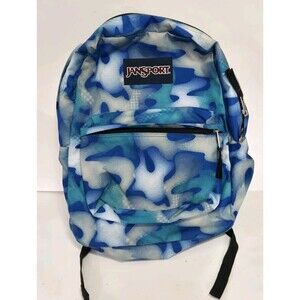 JanSport Tie Dye Big Student Backpack Blue
